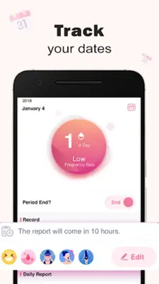 Period Tracker-Cycle & Ovulati android App screenshot 1